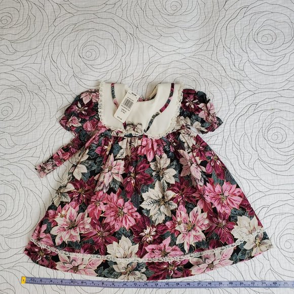 NWT [24M] Formal Floral Dress w/ Headband - Picture 5 of 7